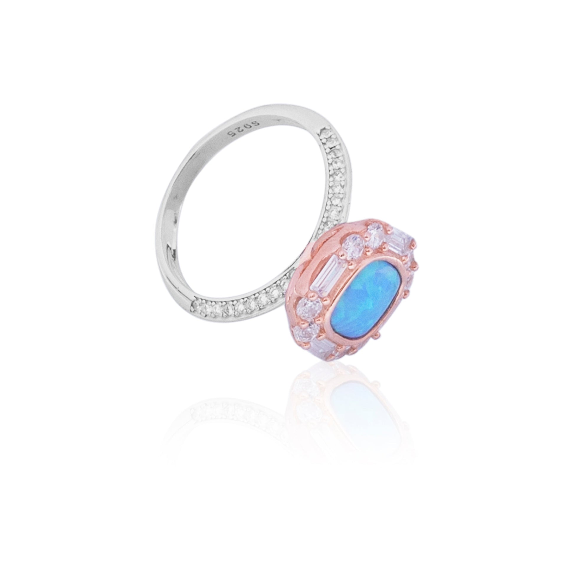 Allure Blue Silver 925 Ring