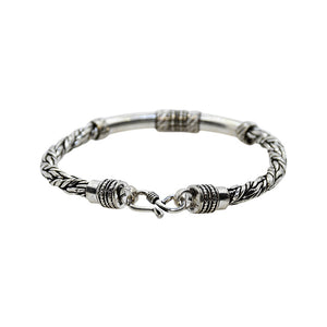 Ethnic Twine Oxidized Silver 925 Bracelets