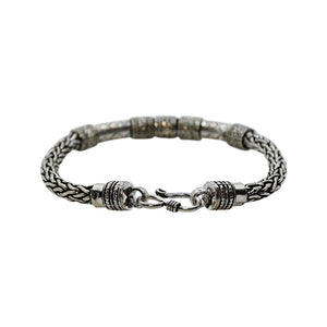 Knitted Oxidized Silver 925 Bracelets