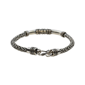 Interweaved Oxidized Silver 925 Bracelets