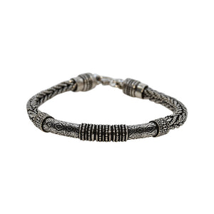 Coiled Oxidized Silver 925 Bracelets