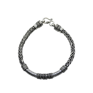 Coiled Oxidized Silver 925 Bracelets