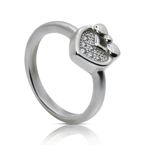 Cupid Bow Silver 925 Ring Kid Baby