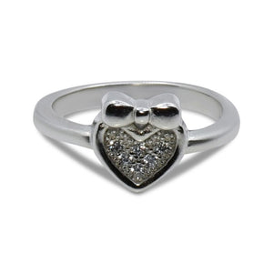 Cupid Bow Silver 925 Ring Kid Baby