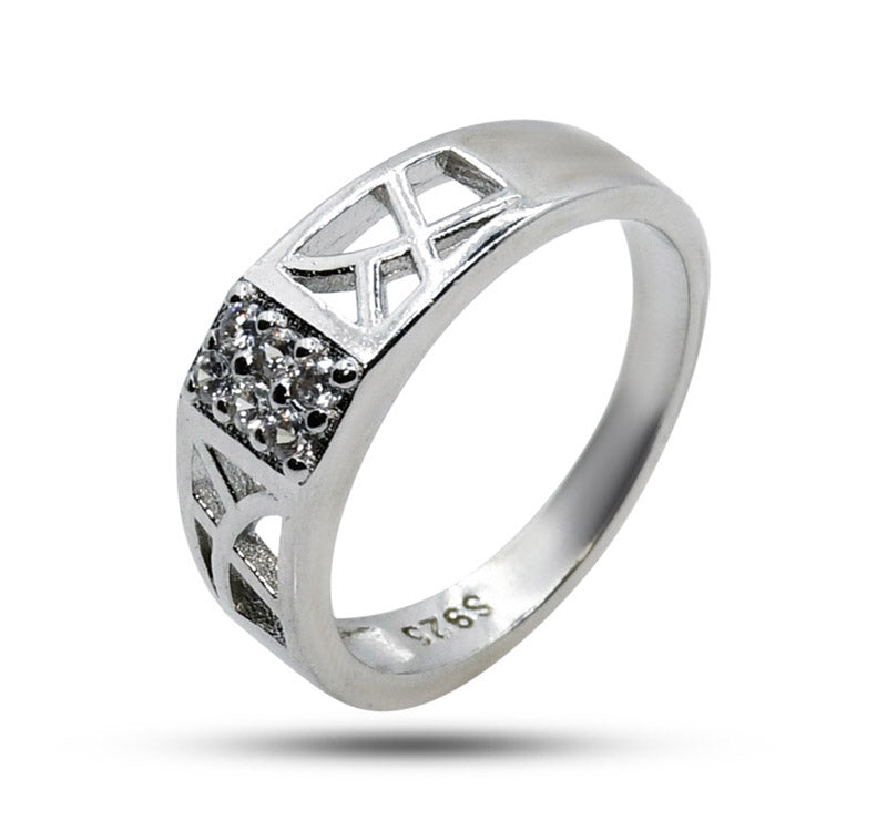 Sparkle Mesh Silver 925 Ring Kid Baby