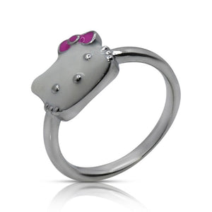 Hello Kitty Silver 925 Ring Kid