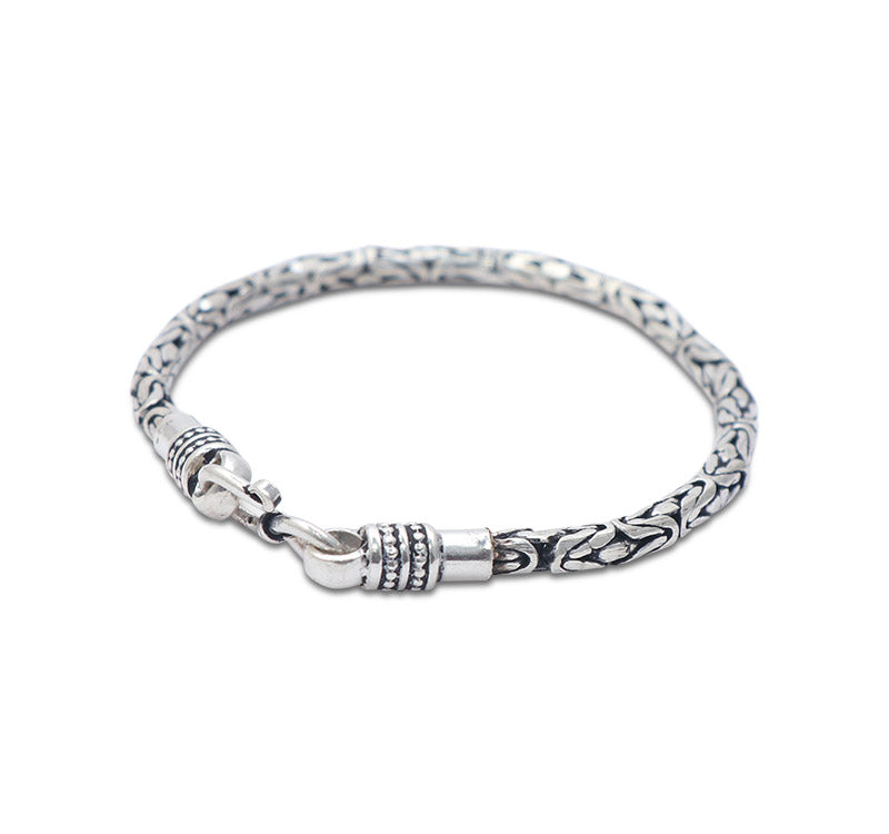 Twine Link Silver 925 Bracelet