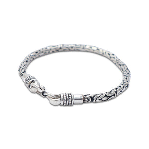 Twine Link Silver 925 Bracelet