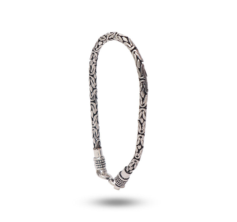 Twine Link Silver 925 Bracelet