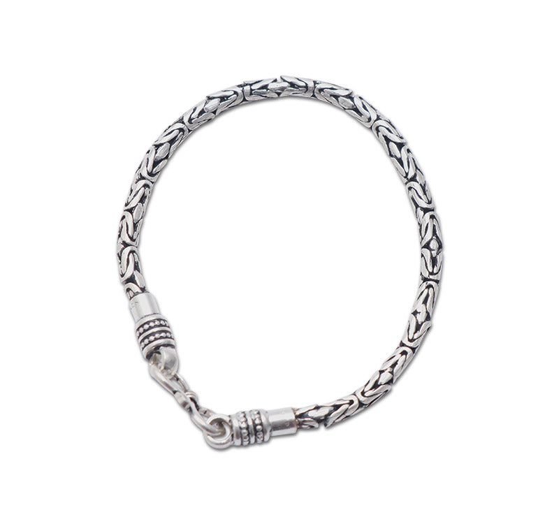 Twine Link Silver 925 Bracelet