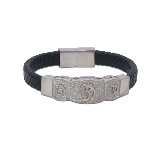 Embellished Om Belt Silver 925 Bracelets