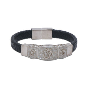 Embellished Om Belt Silver 925 Bracelets