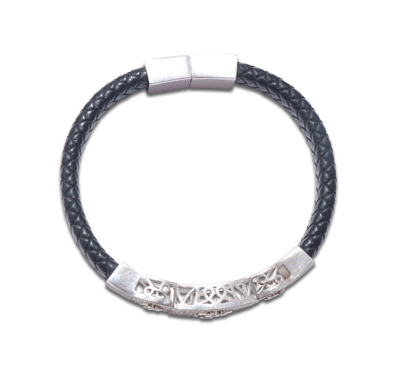 Embellished Om Belt Silver 925 Bracelets