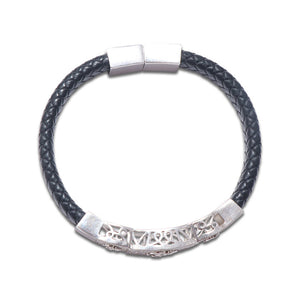 Embellished Om Belt Silver 925 Bracelets