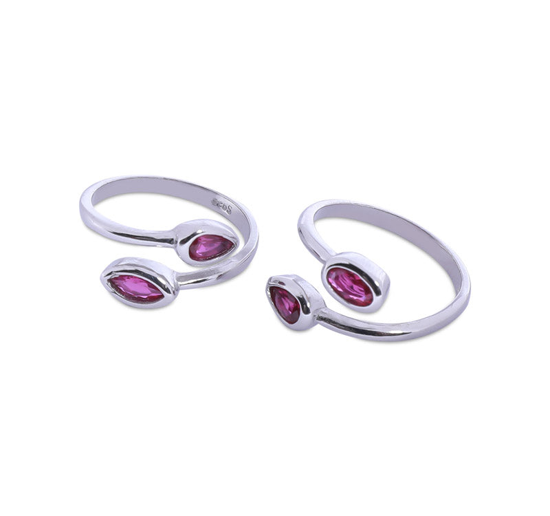 Aura Cherry Silver 925 Toe Ring