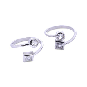 Geometry Silver 925 Toe Ring