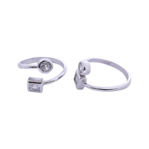 Geometry Silver 925 Toe Ring