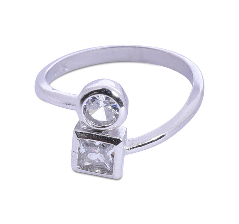 Geometry Silver 925 Toe Ring