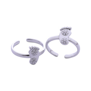 Foot Design Silver 925 Toe Ring