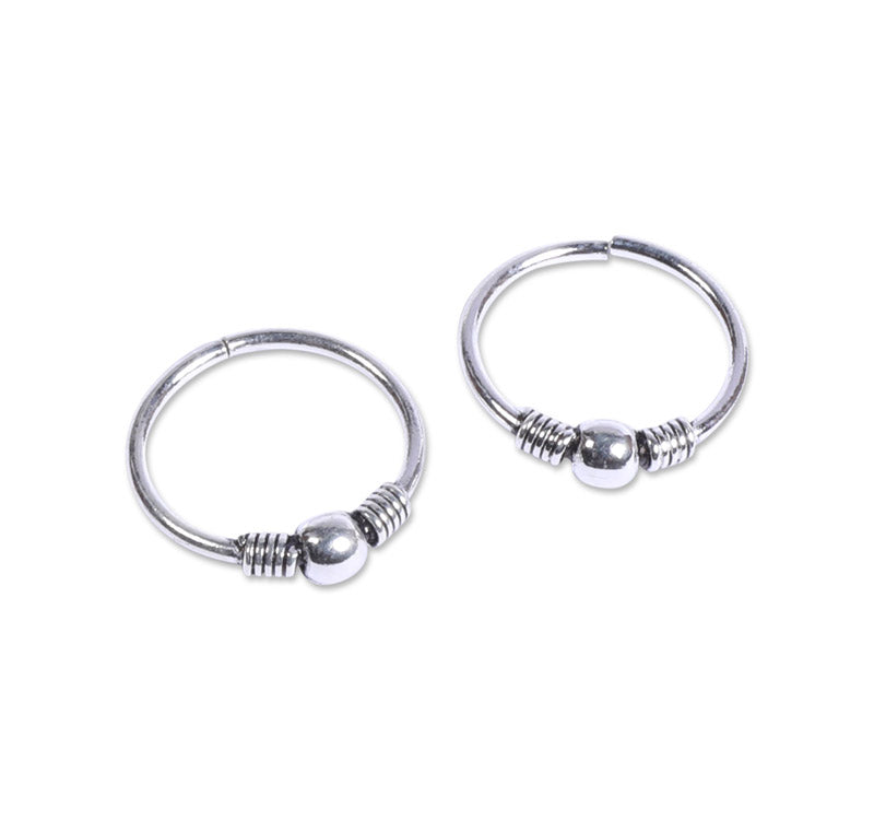 Silver Bead 925 Toe Ring