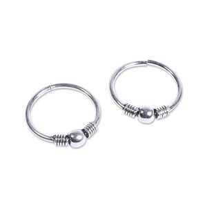 Silver Bead 925 Toe Ring