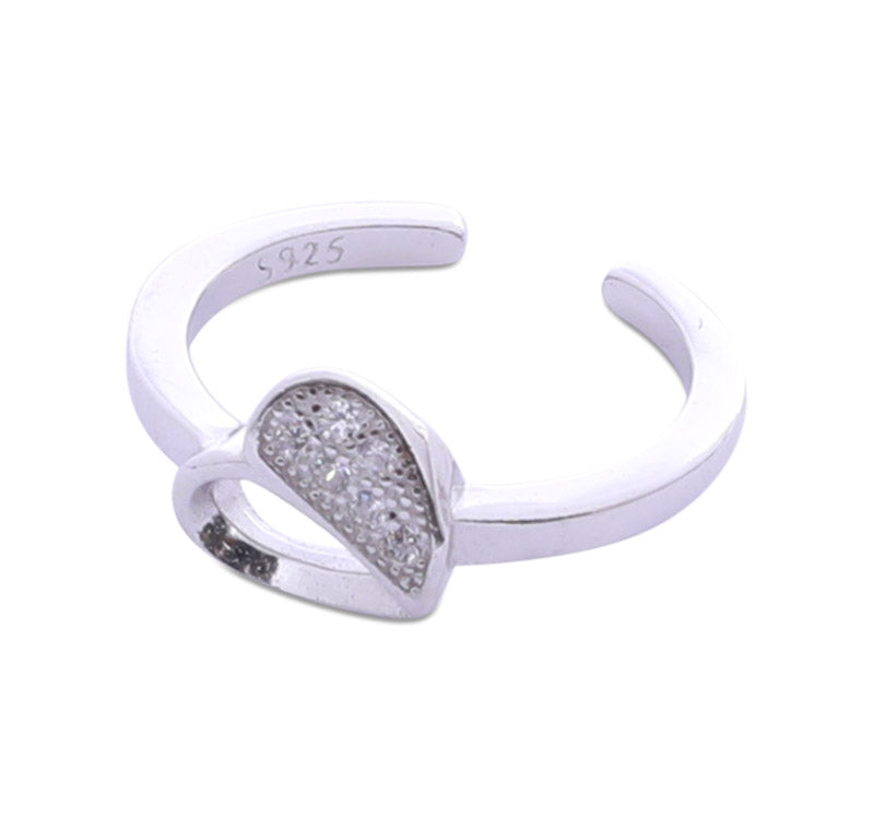 Little Heart Silver 925 Toe Ring