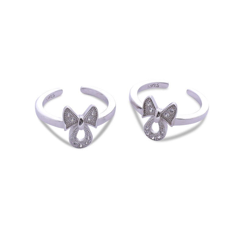 Ribbon Silver 925 Toe Ring