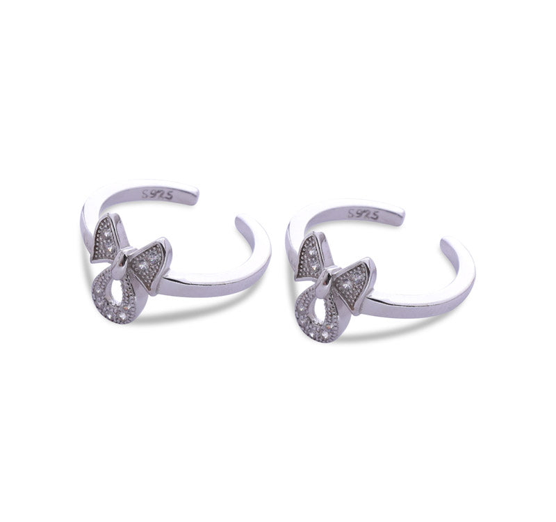 Ribbon Silver 925 Toe Ring