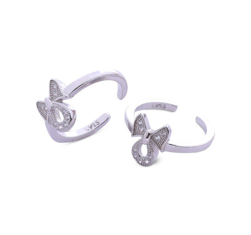 Ribbon Silver 925 Toe Ring