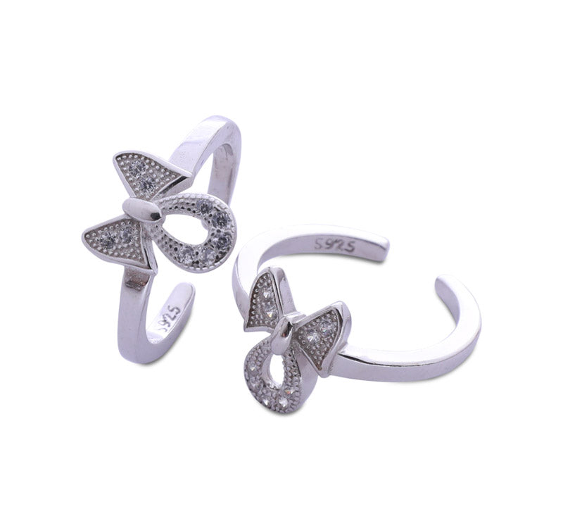 Ribbon Silver 925 Toe Ring