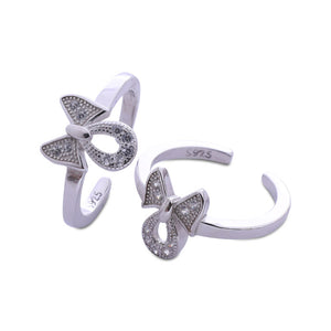 Ribbon Silver 925 Toe Ring