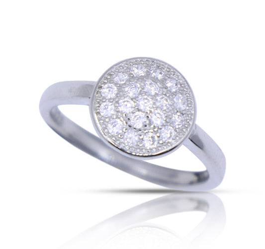 Pranvi Studded Silver 925 Ring