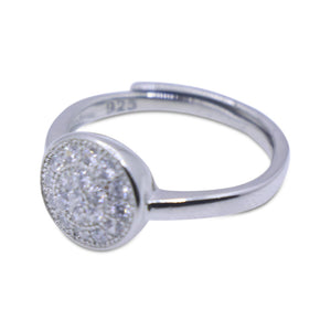 Pranvi Studded Silver 925 Ring