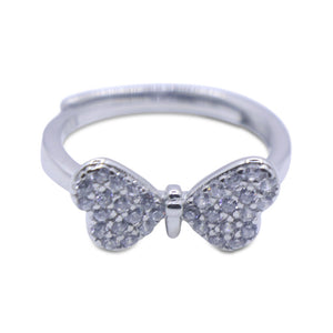 Studded Butterfly Silver 925 Ring