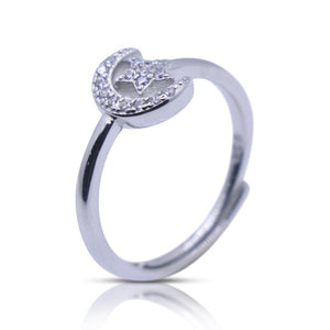 Moon Star Silver 925 Ring