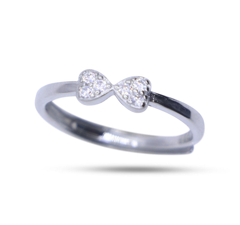 Delicate Bow Silver 925 Ring