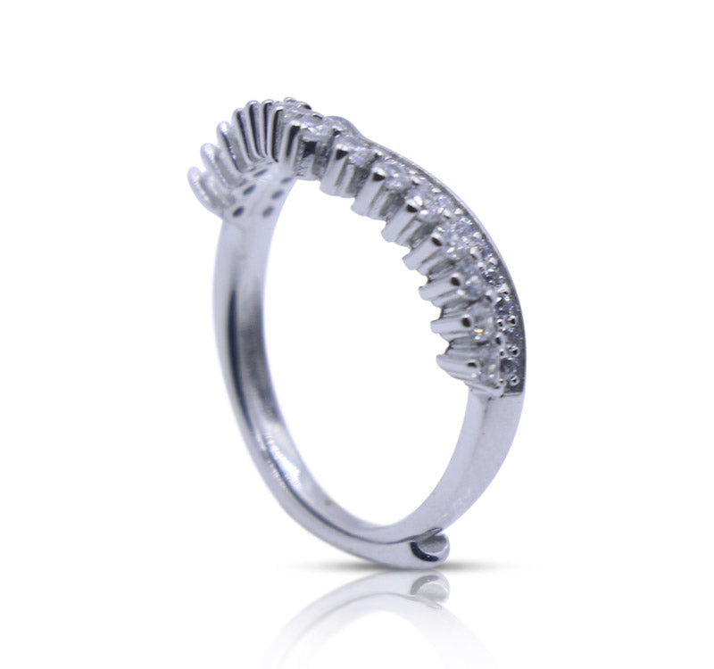 Princess Tiara Silver 925 Ring