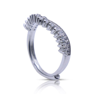 Princess Tiara Silver 925 Ring