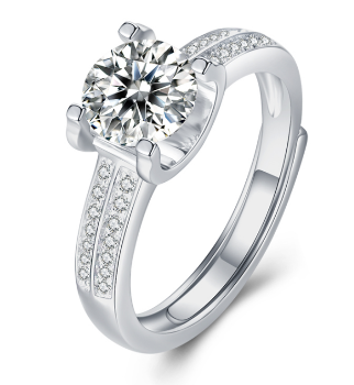 Pegasus Moissanite Silver 925 Ring