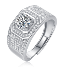 Giri Moissanite Silver 925 Ring