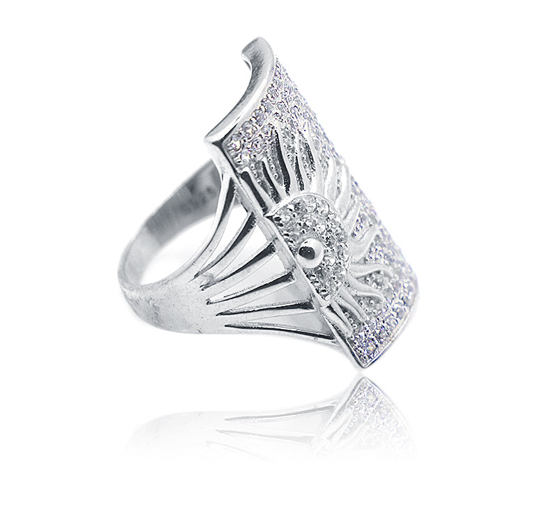 Suryavanshi Studded Silver 925 Ring