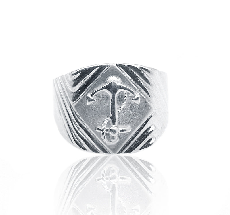 Anchor Silver 925 Ring