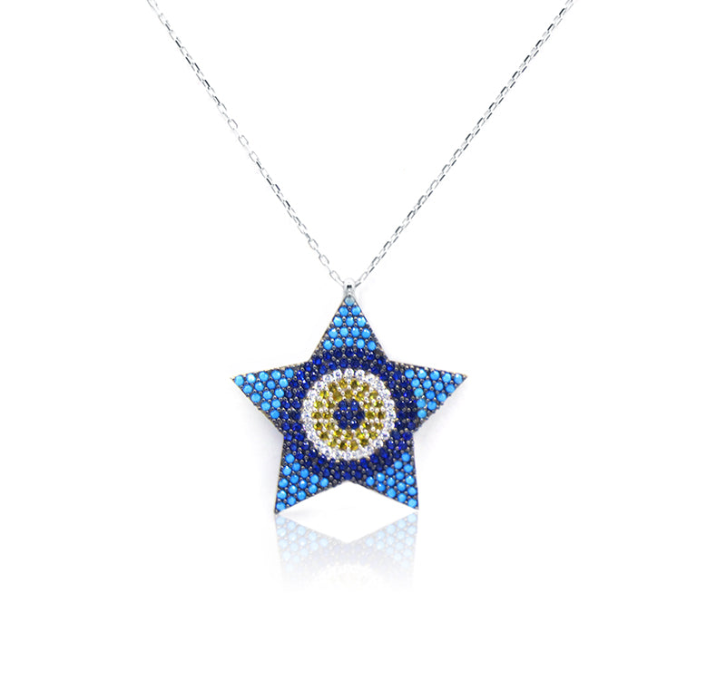 Embellished Star Silver 925 Chain