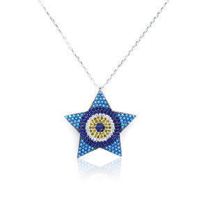 Embellished Star Silver 925 Chain