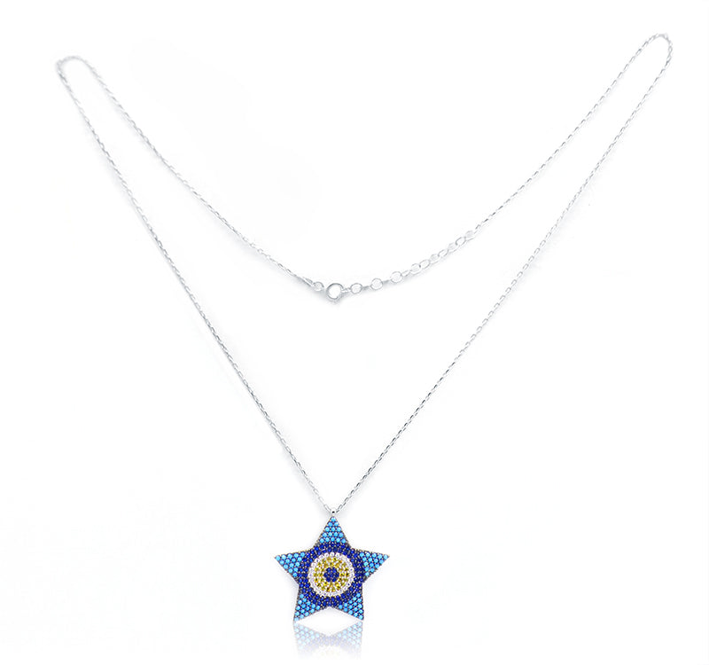 Embellished Star Silver 925 Chain