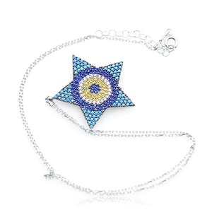 Embellished Star Silver 925 Chain