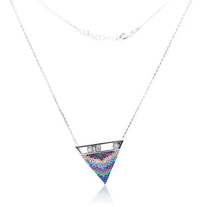 Embellished Triangle Silver 925 Chain