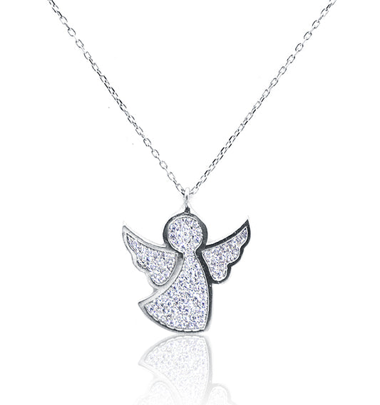 Studded Angel Silver 925 Chain