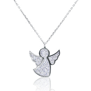 Studded Angel Silver 925 Chain