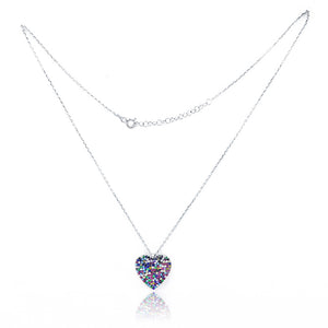 Embellished Heart Silver 925 Chain